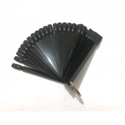 Paletar unghii pe inel cu 50 de unghii negru